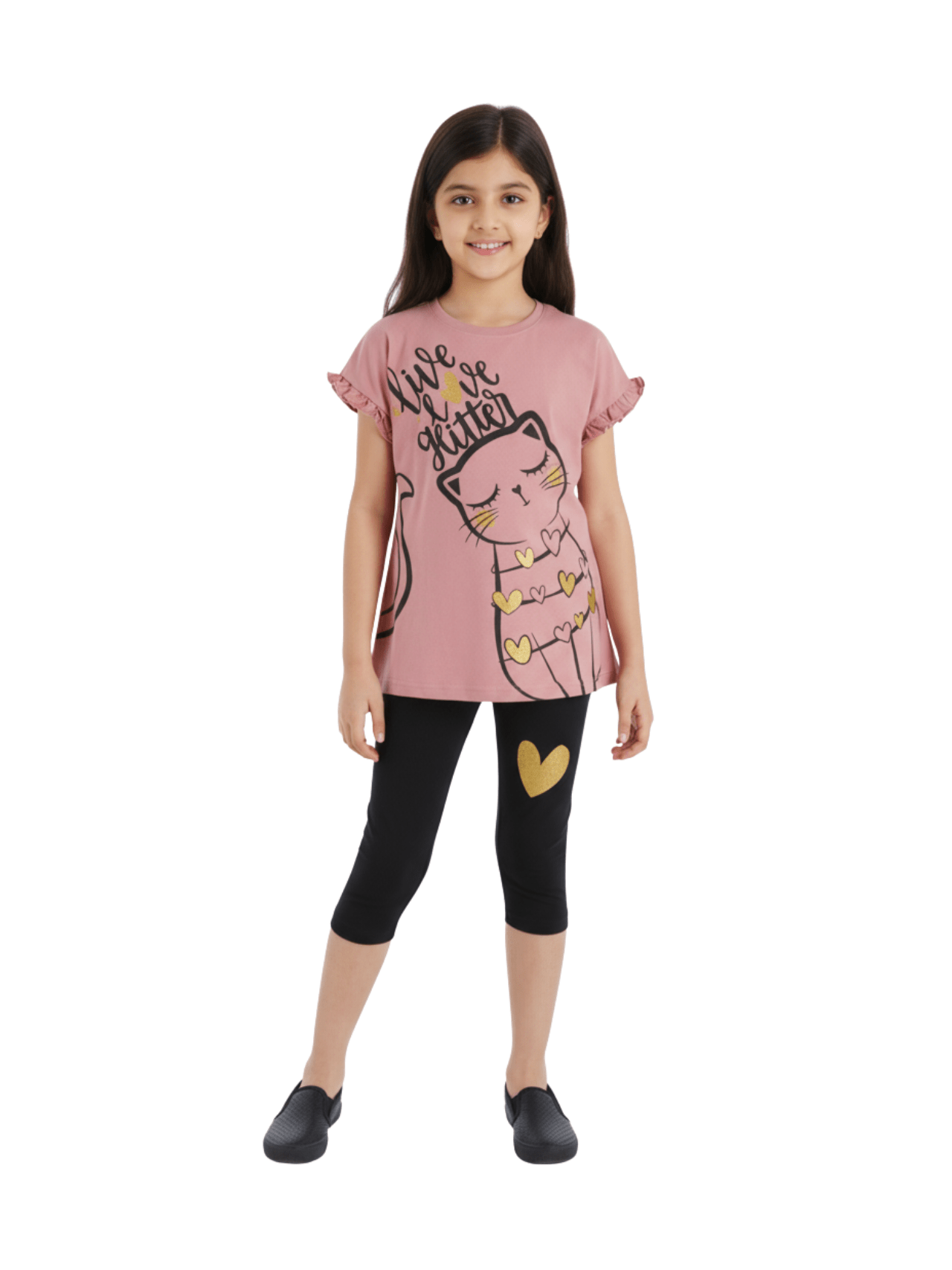 Kids Cat Love Stylish Set (6mths - 6yrs)
