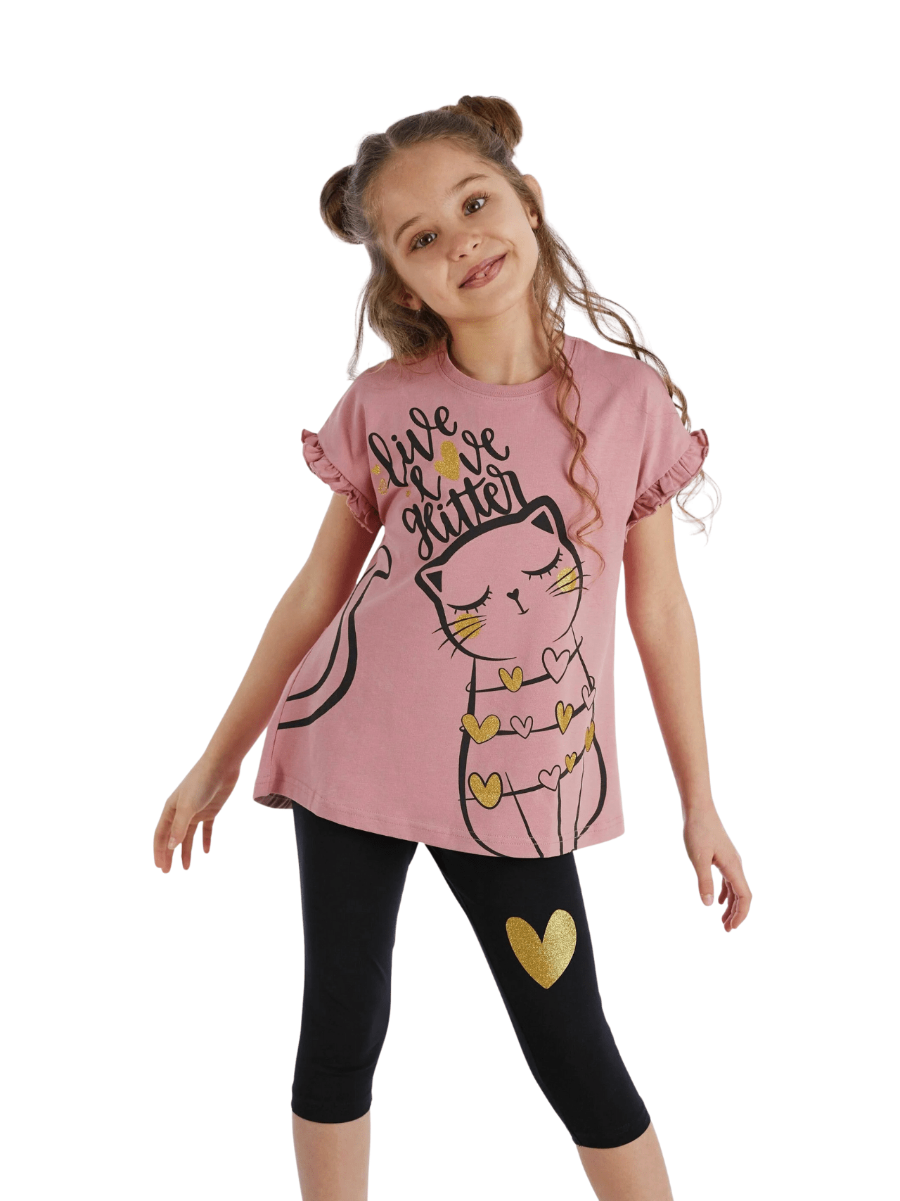 Kids Cat Love Stylish Set (6mths - 6yrs)