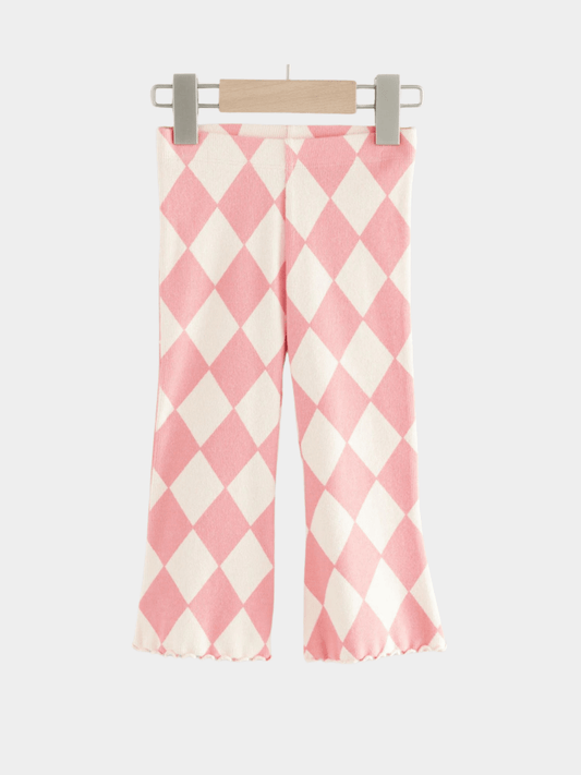 Kids Cream Color Flared Long Pant (3yrs - 12yrs)