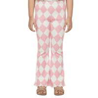 Kids Cream Color Flared Long Pant (3yrs - 12yrs)