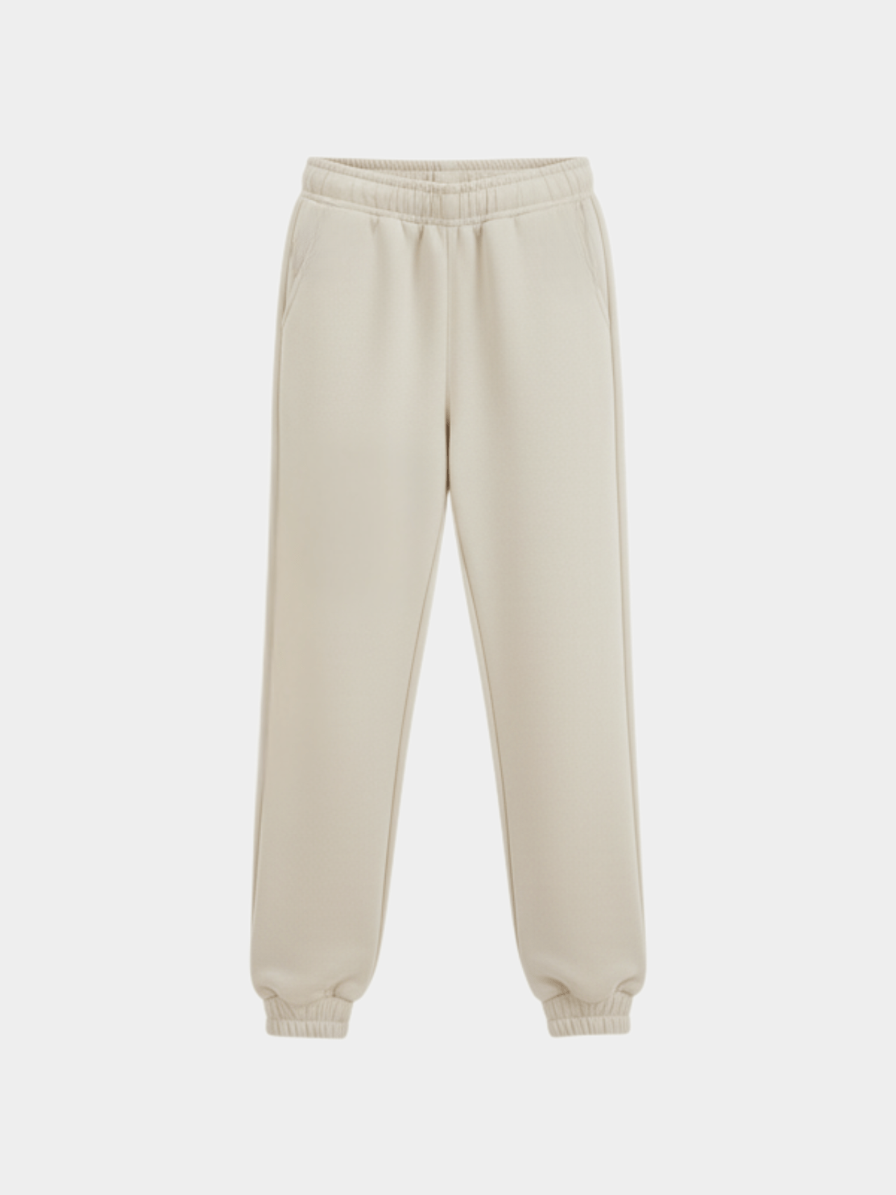 Kids' Essential Beige Joggers for Boys