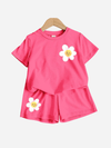 Kids Flower Printed T-shirt & Pant Set (2yrs - 10yrs)