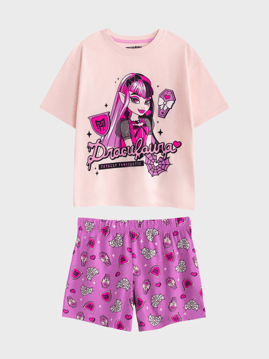 Kids Girl Draculaura 2pcs T-shirt & Shorts Set (2yrs - 10yrs)