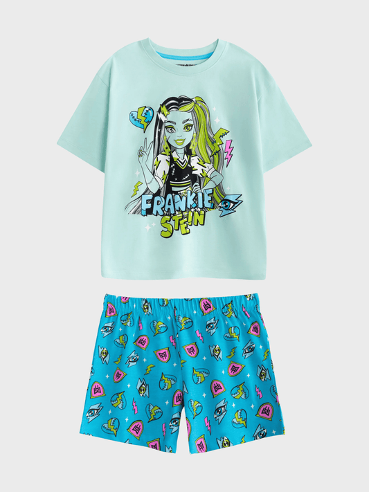 Kids Girl Frankie Stein 2pcs T-shirt & Shorts Set (2yrs - 10yrs)