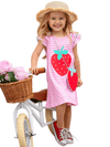 Kids Girl Fruit Printed Dresses