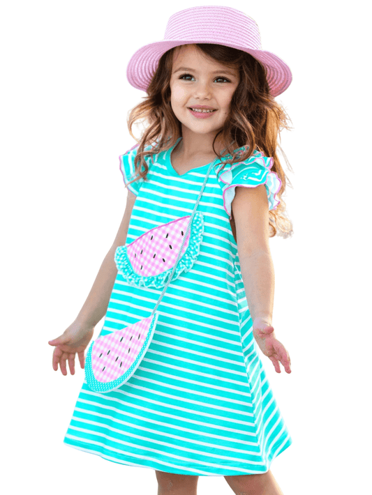 Kids Girl Fruit Printed Dresses