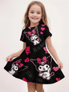 Kids Girl Kuromi Printed Dresses