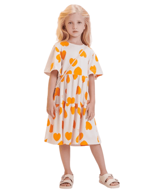 Kids Girl Love Printed Dresses