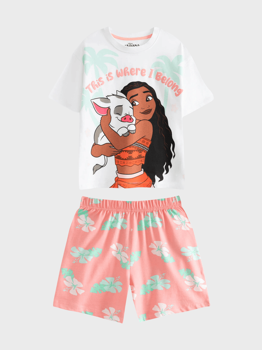 Kids Girl Moana 2pcs T-shirt & Shorts Set (2yrs - 10yrs)
