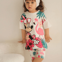 Kids Girls 2pcs Character Printed Set