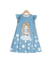 Kids Girls Doll Printed Dresses