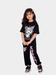 Kids Girls Kuromi T-shirt & Long Pants Set
