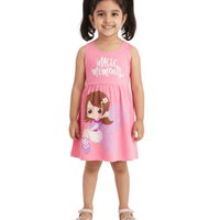 Kids Girls Printed Dresses
