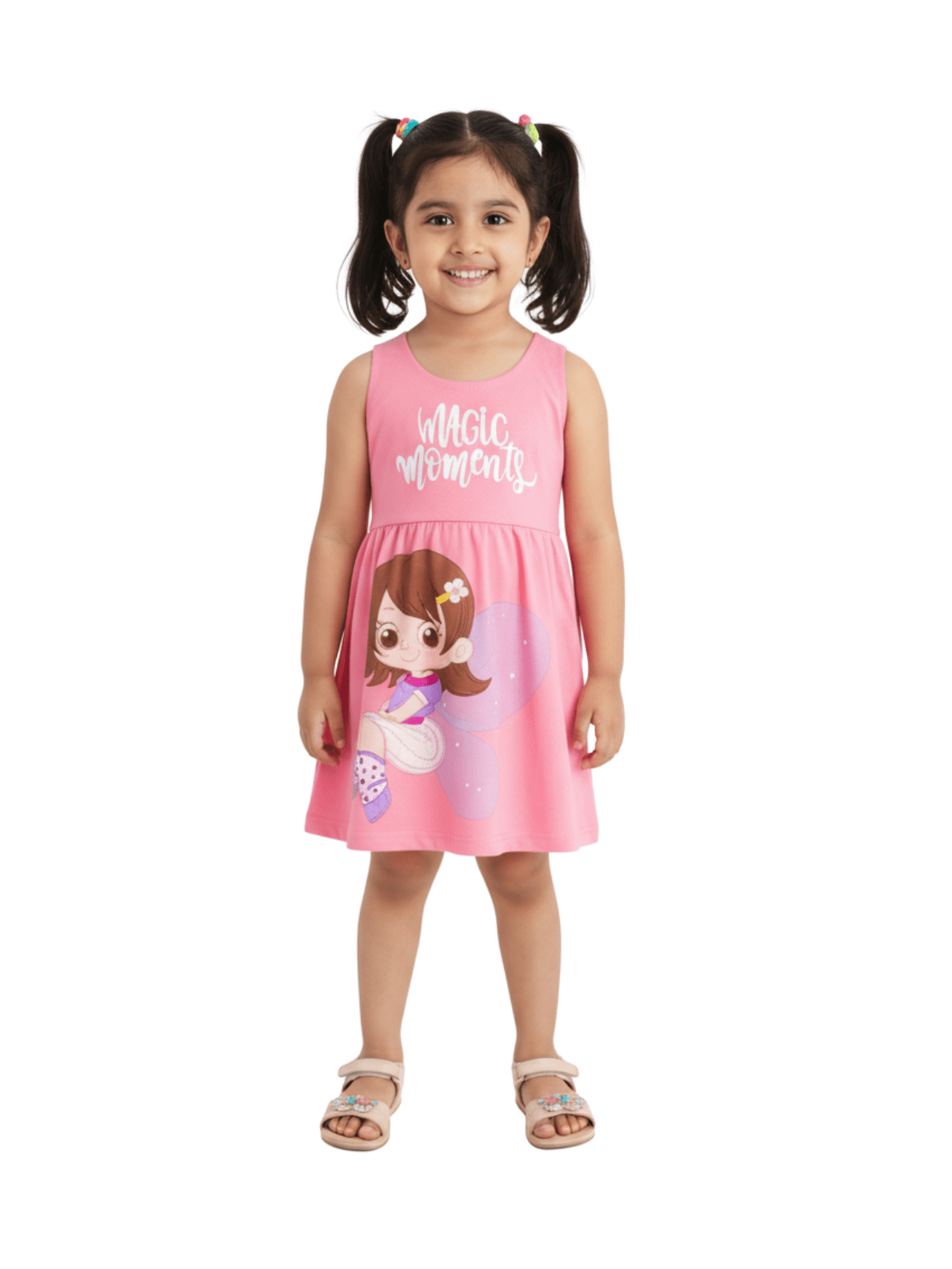 Kids Girls Printed Dresses