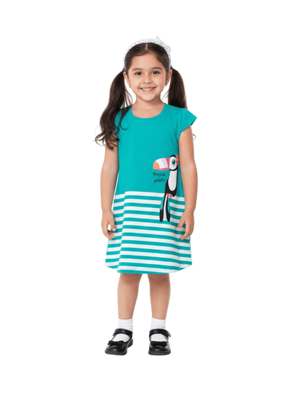 Kids Girls Printed Dresses