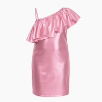Kids Girls Stylish Dress Pink