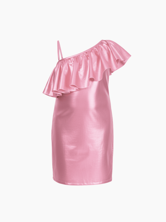 Kids Girls Stylish Dress Pink
