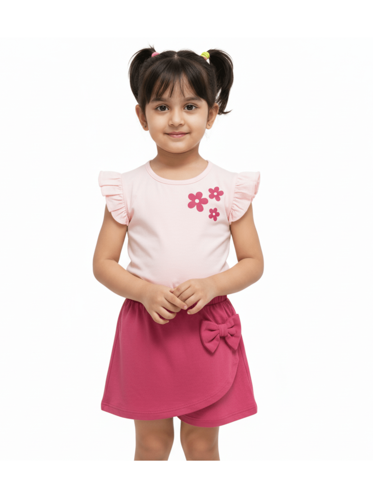 Kids Girls Stylish Printed Set