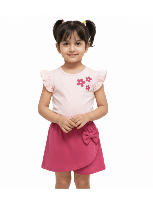 Kids Girls Stylish Printed Set
