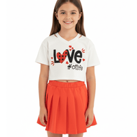 Kids Girls Stylish Skirt Set