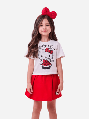 Kids Hello Kitty Skirt Set (2yrs - 10yrs)