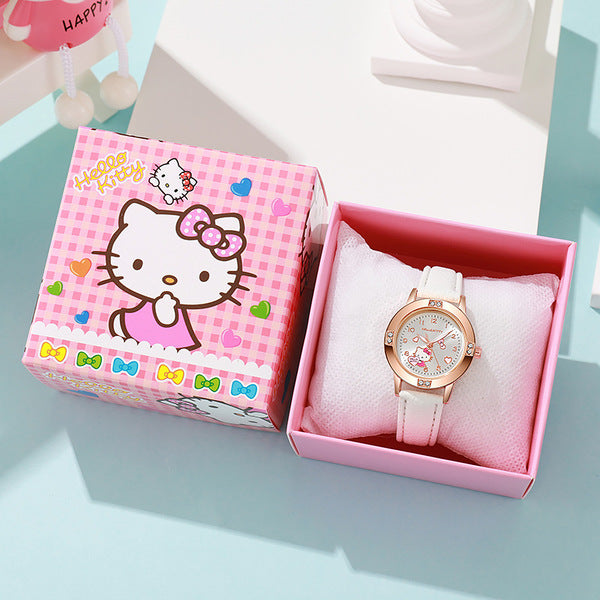 Kids Hello Kitty Watch with Gift Box - White