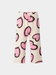 Kids' Ivory & Pink Heart Print Sweatpants