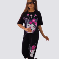 Kids Kuromi Loly Love Stylish T-shirt Set (2yrs - 10yrs)