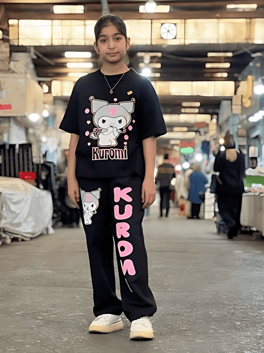 Kids Kuromi Stylish T-shirt Set (2yrs - 10yrs)