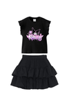 Kids Kurumi Elegent Skirt Set