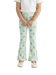 Kids Light Green Tree Printed Flared Pant (3yrs - 12yrs)