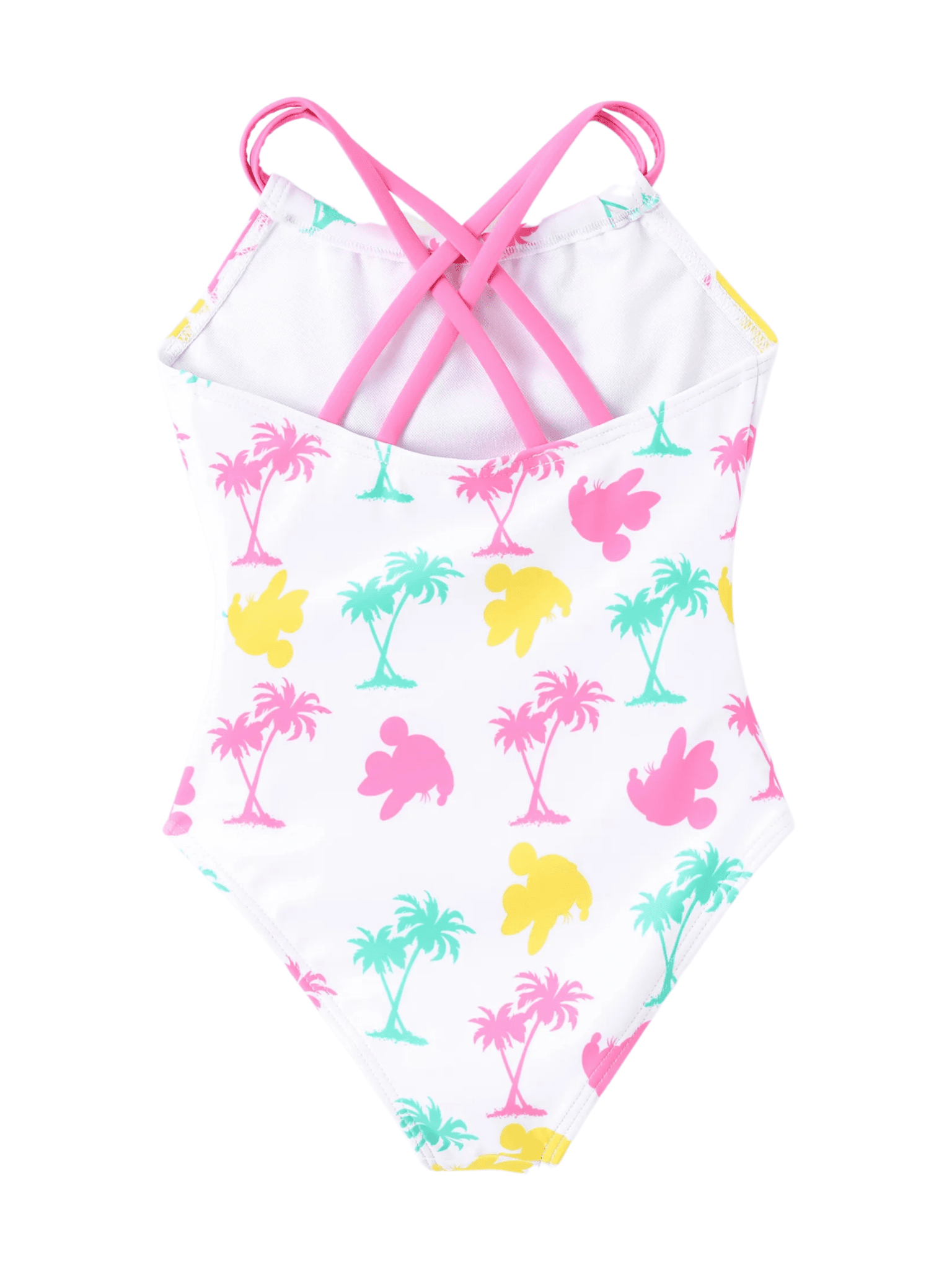 Kids Minnie Mouse Print Swimsuit