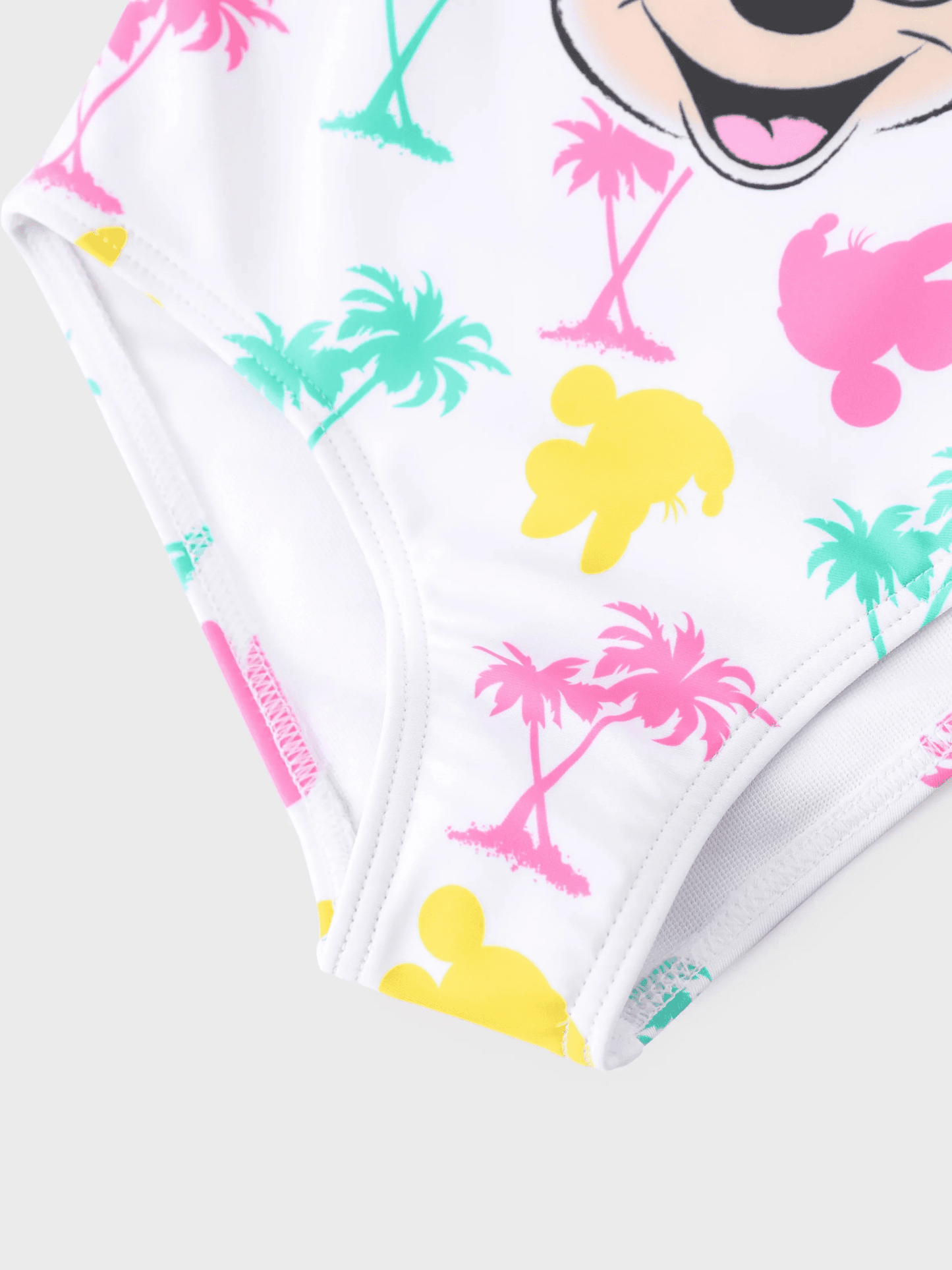 Kids Minnie Mouse Print Swimsuit