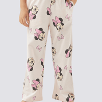 Kids Minnie Mouse Printed T-shirt & Long Pant Set (2yrs - 14yrs)