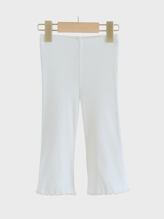 Kids Off White Flared Pants (3yrs - 12yrs)