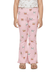 Kids Pink Animal Printed Flared Long Pant (3yrs - 12yrs)