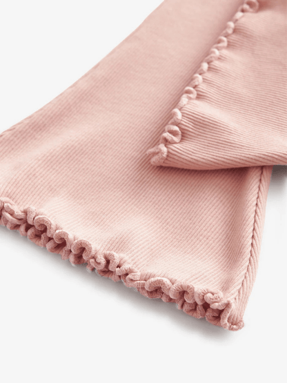 Kids Pink Petal Ruffle Pants (3yrs - 12yrs)