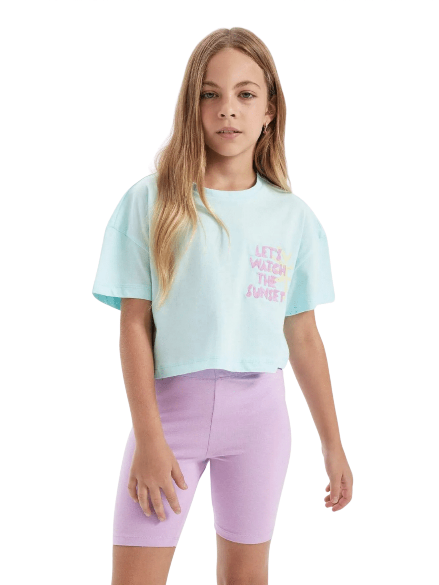 Kids Printed SKy Color T-shirt Set (6mths - 12yrs)