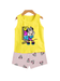Kids Printed Yellow Color T-shirt Set (6mths - 12yrs)