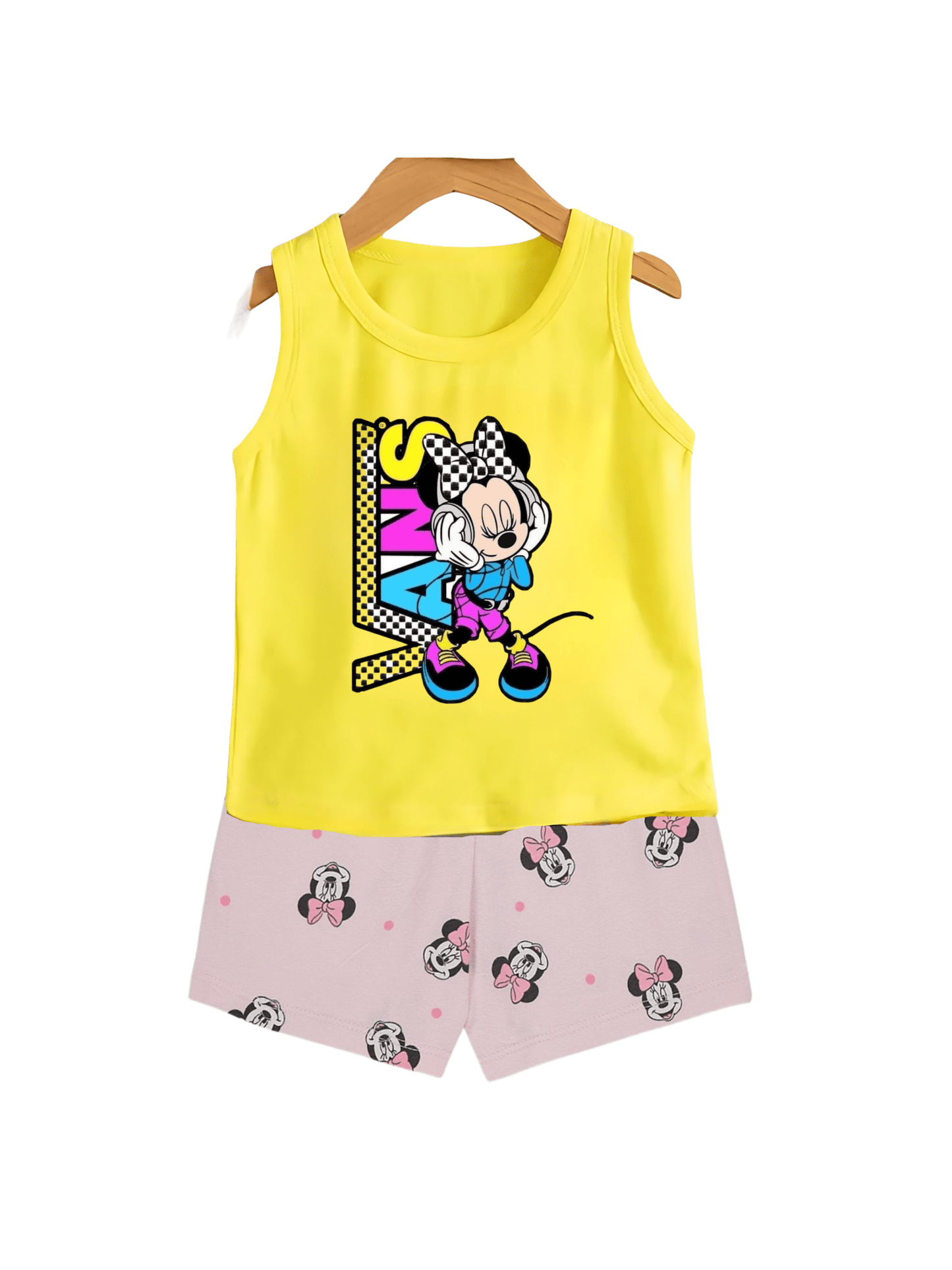 Kids Printed Yellow Color T-shirt Set (6mths - 12yrs)