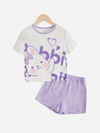 Kids Rabbit Printed T-shirt & Pant Set (2yrs - 10yrs)