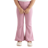 Kids Rosy Pink Flared Long Pant (3yrs - 12yrs)