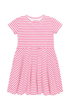 Kids Springtime Pink Stripe Dress