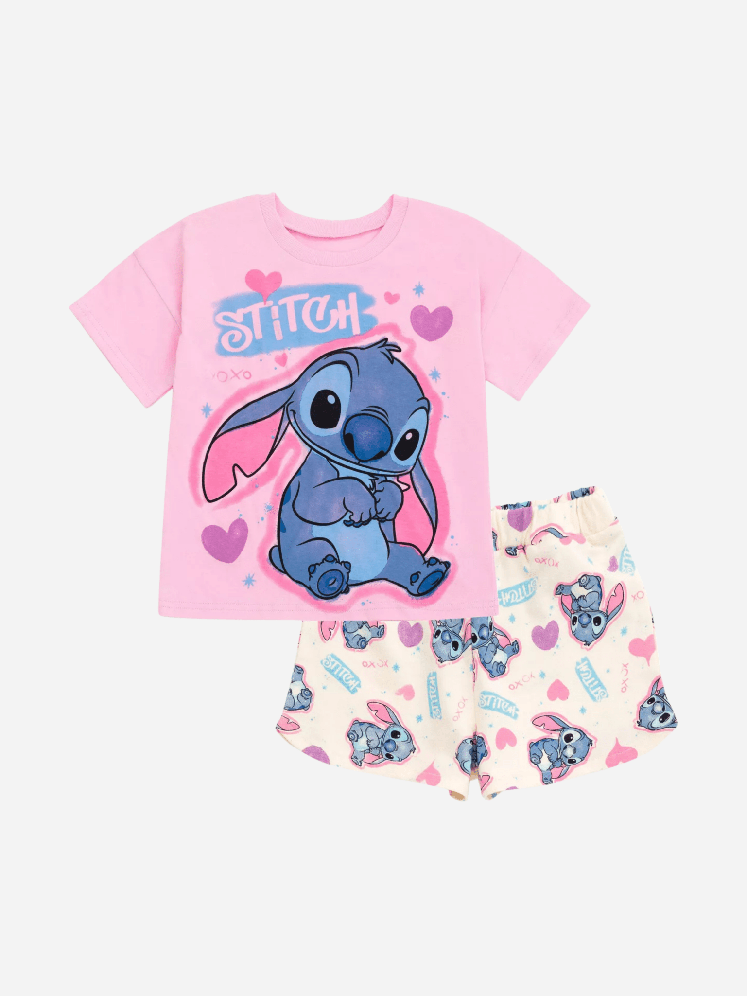 Kids Stitch Printed T-shirt & Pant Set (2yrs - 10yrs)