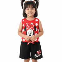Kids Stylish Minnie Mouse T-shirt Set (2yrs - 10yrs)