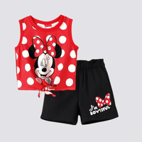 Kids Stylish Minnie Mouse T-shirt Set