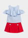 Kids Stylish Skirt set (6mths - 6yrs)