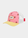 Kids' Summer Peach Printed Pink Cap