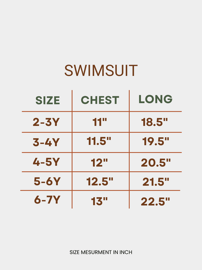 Kids' Two - Piece Abstract Wave Rash Guard Set – Blue/Orange (2 - 8years)