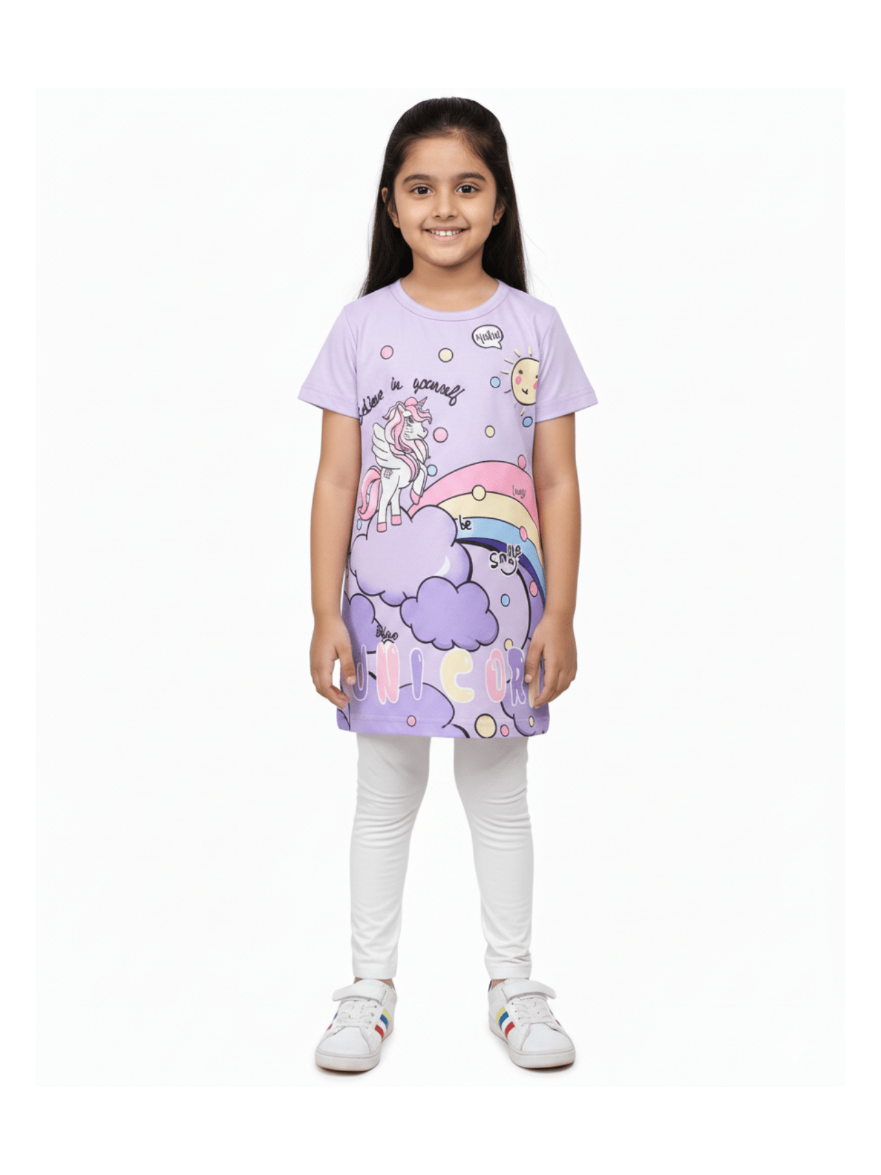Kids Unicorn Floral Dress (6mths - 6yrs)